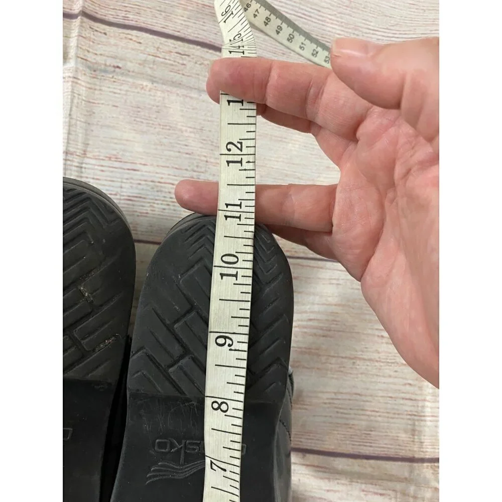 Dansko Women's Black Patent Leather Cloga - 40 (9.5-10) - Picture 8 of 11